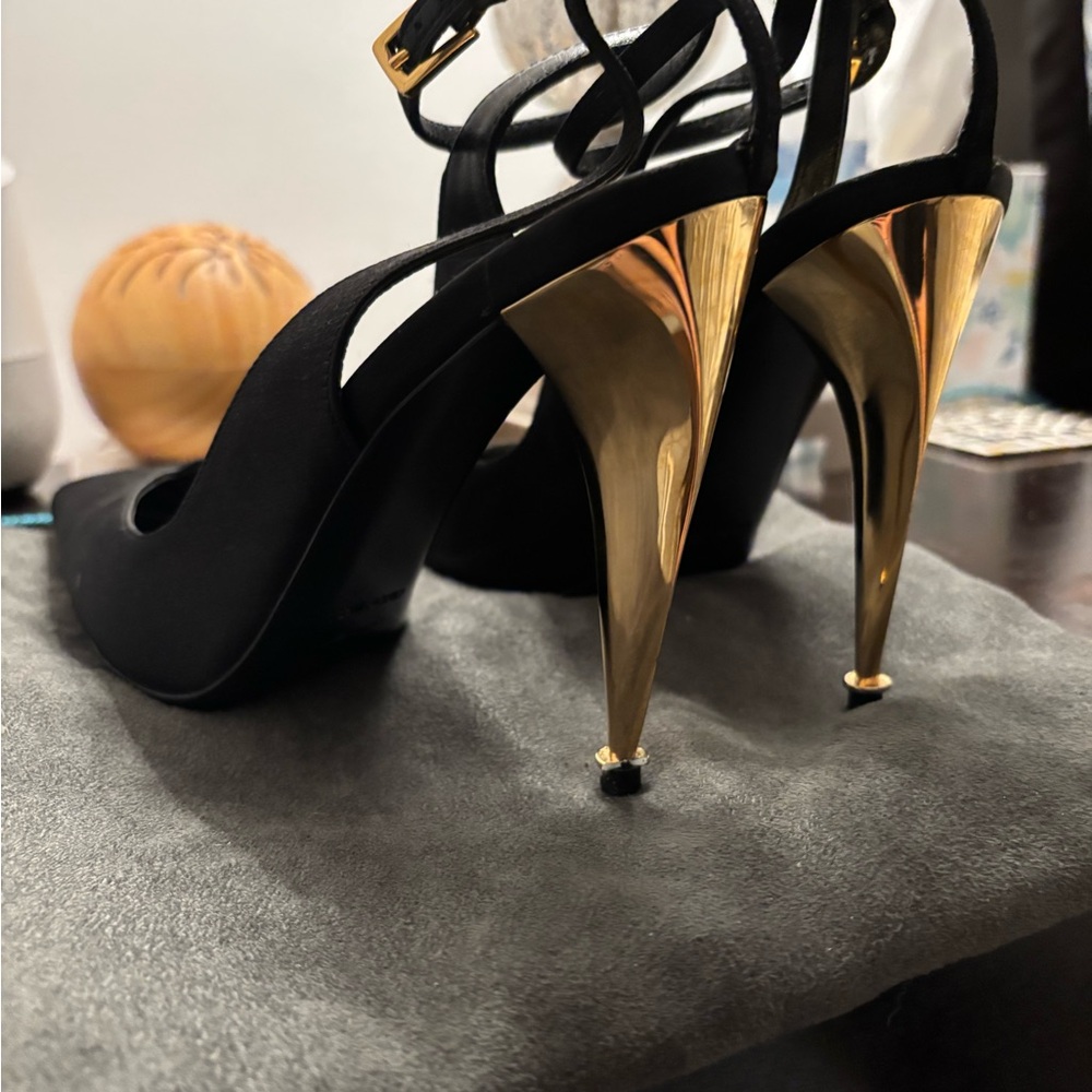 Black & Gold Tom Ford Stilettos